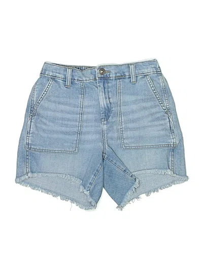 Pre-owned Aerie Denim Shorts In Blue
