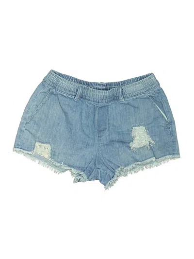 Pre-owned Aerie Denim Shorts In Blue