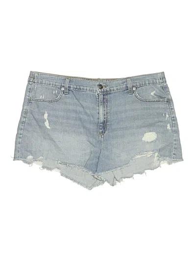 Pre-owned Aerie Denim Shorts In Blue