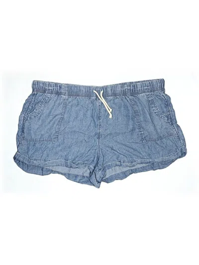 Pre-owned Aerie Denim Shorts In Blue