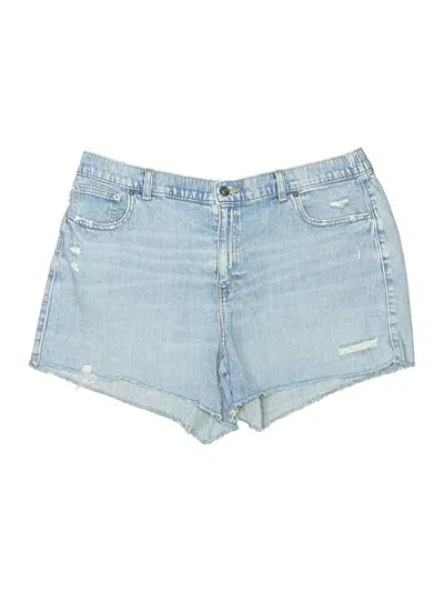 Pre-owned Aerie Denim Shorts In Blue
