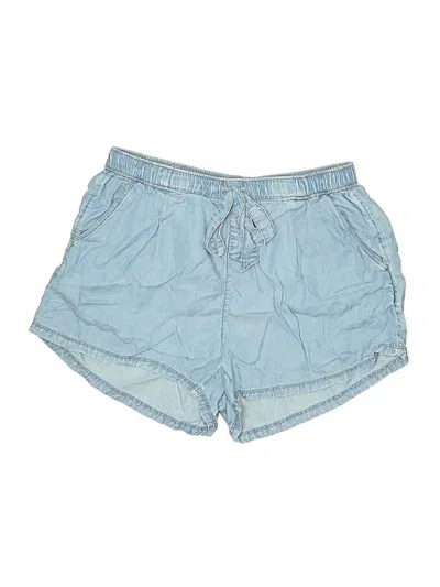 Pre-owned Aerie Denim Shorts In Blue