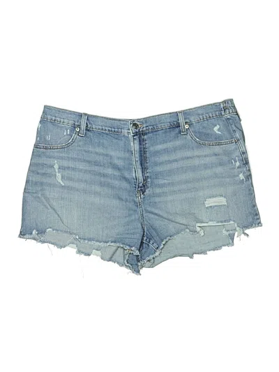 Pre-owned Aerie Denim Shorts In Blue