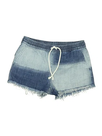 Pre-owned Aerie Denim Shorts In Blue
