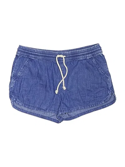 Pre-owned Aerie Denim Shorts In Blue