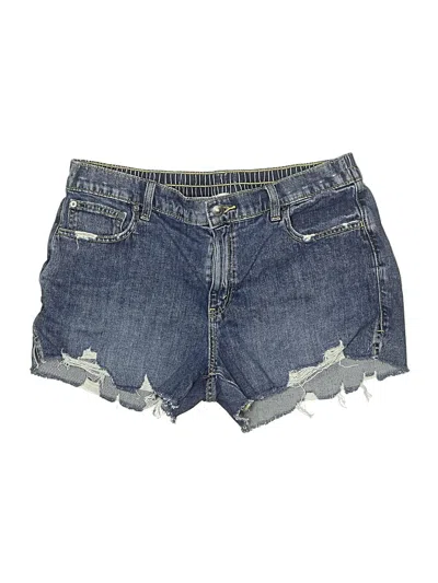 Pre-owned Aerie Denim Shorts In Blue