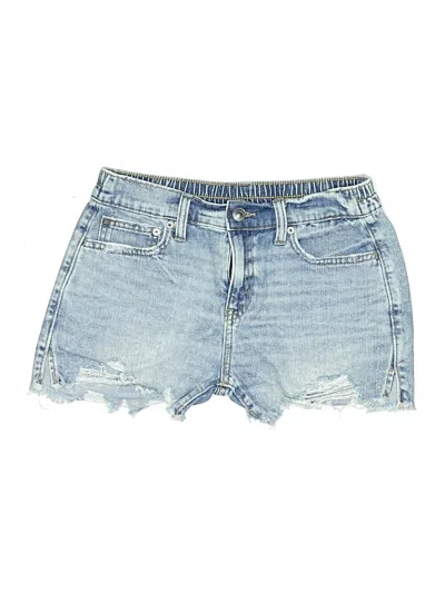 Pre-owned Aerie Denim Shorts In Blue