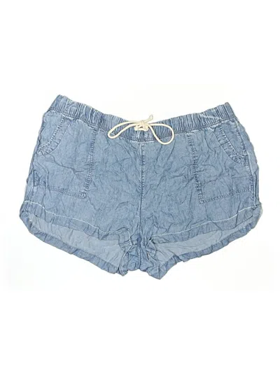 Pre-owned Aerie Denim Shorts In Blue