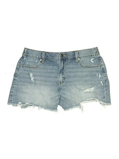 Pre-owned Aerie Denim Shorts In Blue