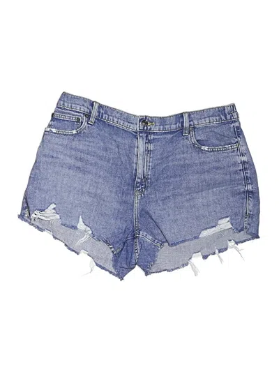 Pre-owned Aerie Denim Shorts In Blue