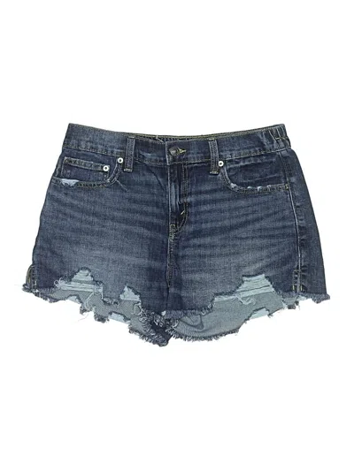 Pre-owned Aerie Denim Shorts In Blue