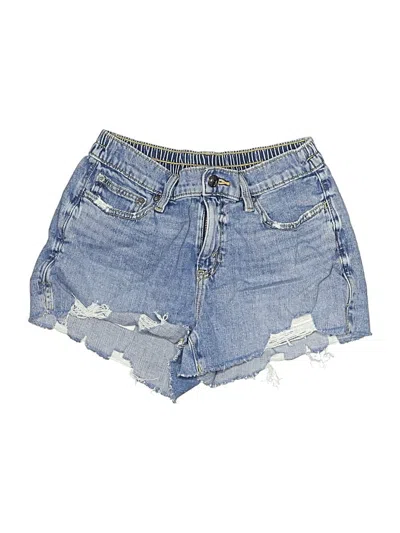 Pre-owned Aerie Denim Shorts In Blue