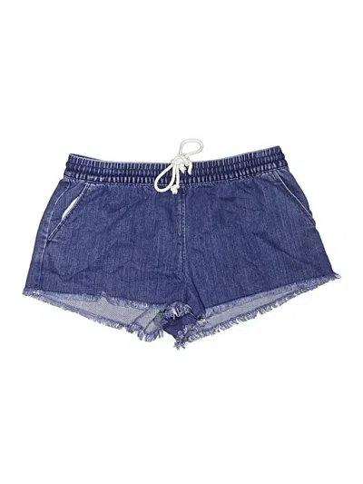 Pre-owned Aerie Denim Shorts In Blue