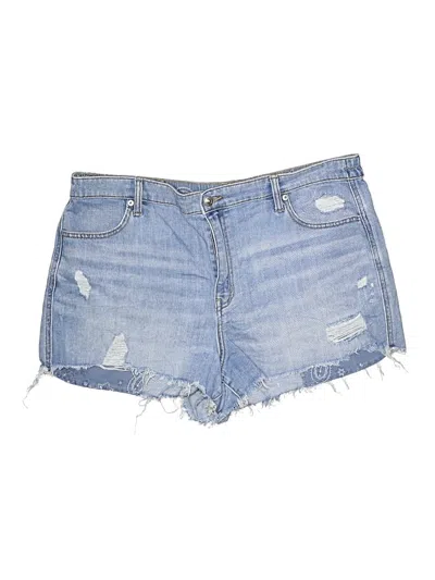 Pre-owned Aerie Denim Shorts In Blue