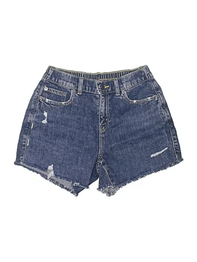 Pre-owned Aerie Denim Shorts In Blue