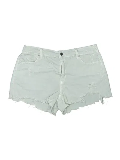 Pre-owned Aerie Denim Shorts In Green