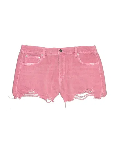 Pre-owned Aerie Denim Shorts In Pink