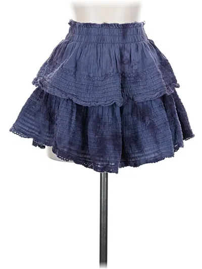 Pre-owned Aerie Denim Skirt In Blue