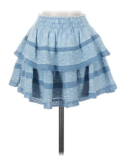 Pre-owned Aerie Denim Skirt In Blue