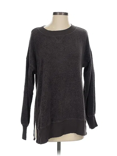 Pre-owned Aerie Fleece Jacket In Gray