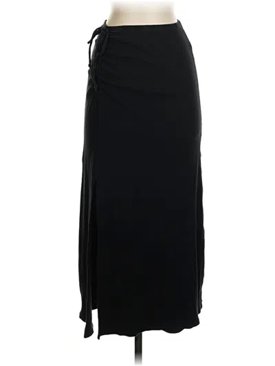 Pre-owned Aerie Formal Skirt In Black