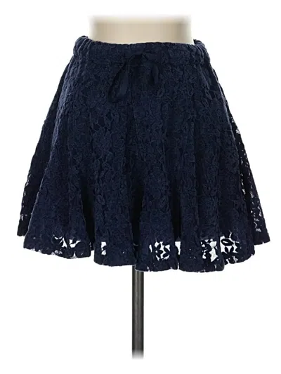 Pre-owned Aerie Formal Skirt In Blue