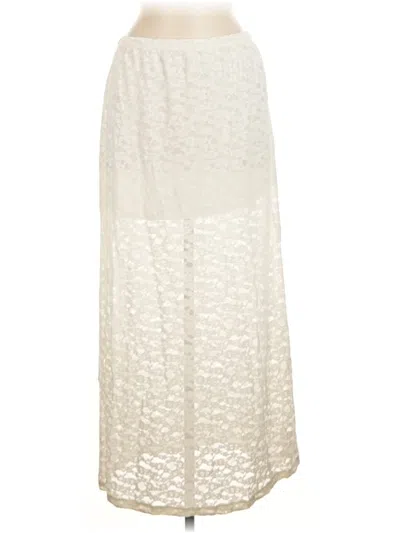 Pre-owned Aerie Formal Skirt In Ivory