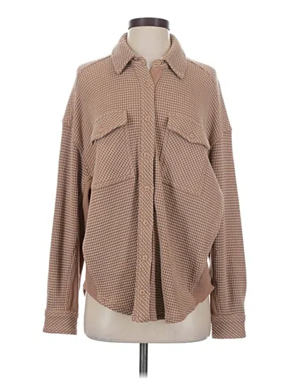 Pre-owned Aerie Jacket In Brown