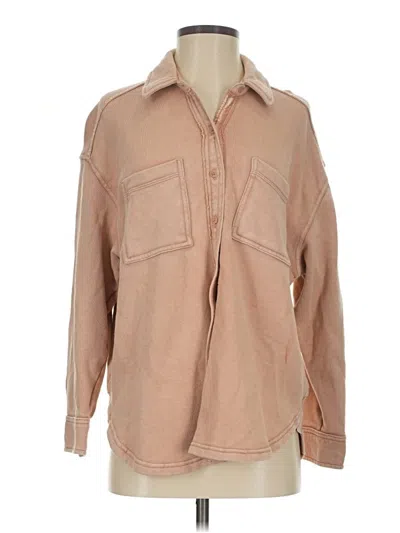 Pre-owned Aerie Jacket In Brown