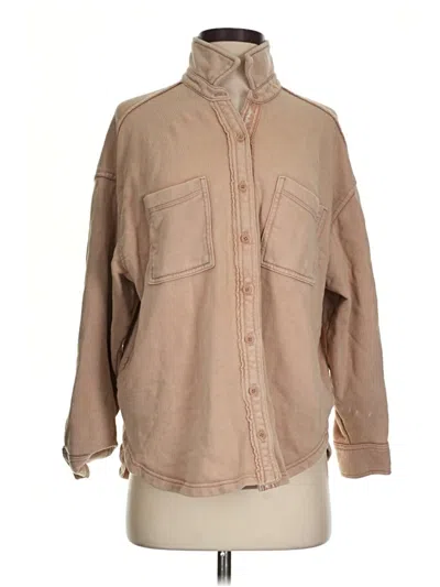 Pre-owned Aerie Jacket In Brown