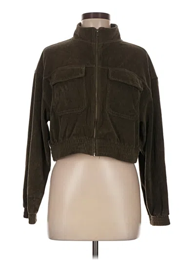 Pre-owned Aerie Jacket In Brown