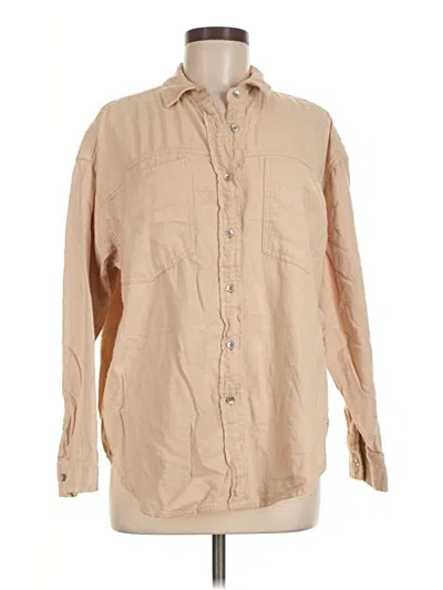 Pre-owned Aerie Jacket In Tan