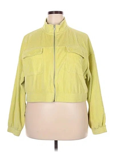 Pre-owned Aerie Jacket In Yellow