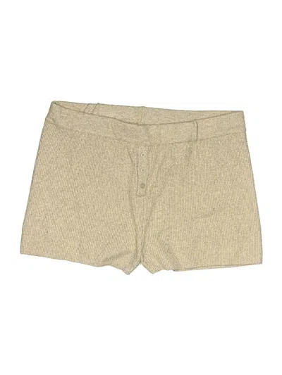 Pre-owned Aerie Khaki Shorts In Brown