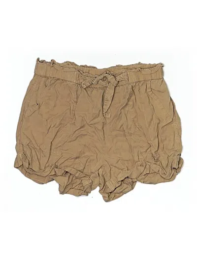 Pre-owned Aerie Khaki Shorts In Brown