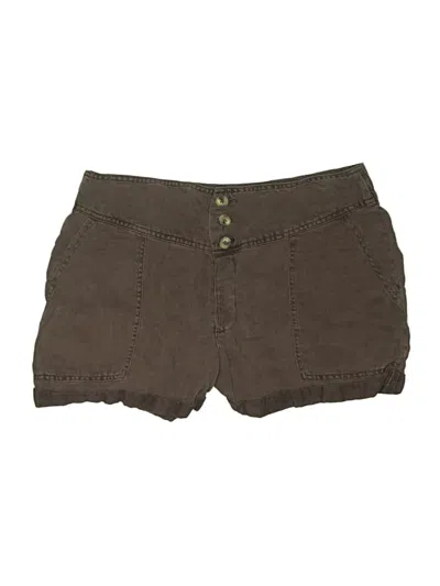 Pre-owned Aerie Khaki Shorts In Brown