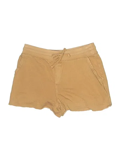 Pre-owned Aerie Khaki Shorts In Gold