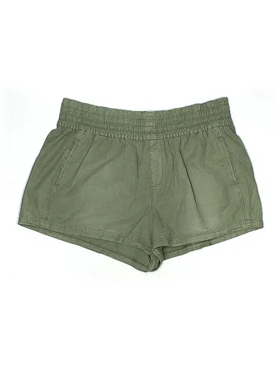 Pre-owned Aerie Khaki Shorts In Green