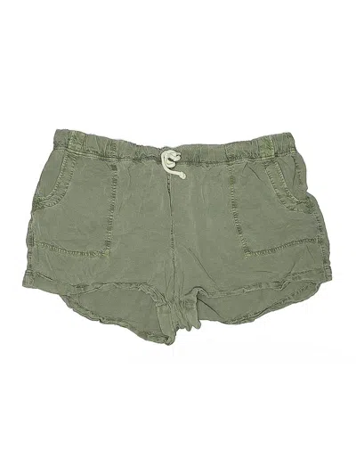 Pre-owned Aerie Khaki Shorts In Green
