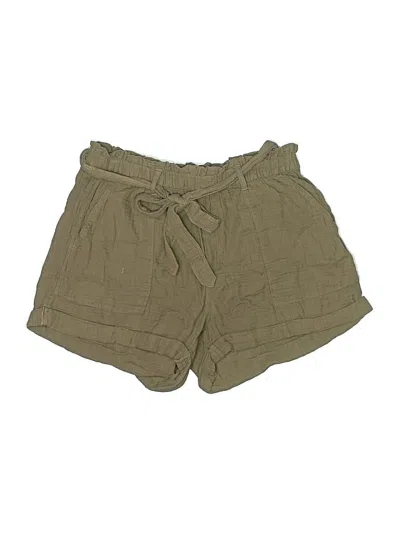 Pre-owned Aerie Khaki Shorts In Green