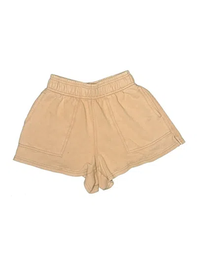 Pre-owned Aerie Khaki Shorts In Tan