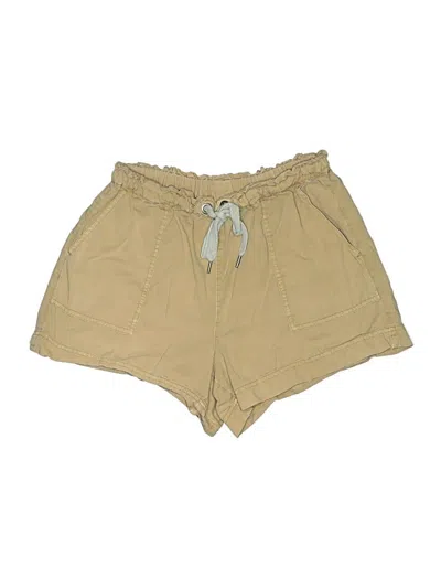 Pre-owned Aerie Khaki Shorts In Tan