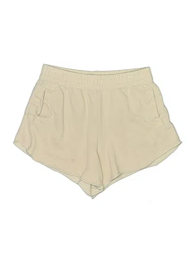 Pre-owned Aerie Khaki Shorts In White