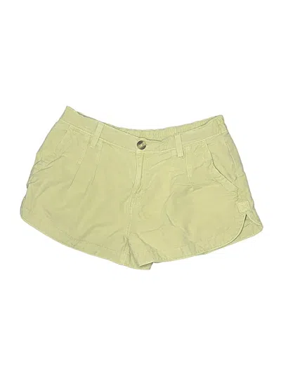 Pre-owned Aerie Khaki Shorts In Yellow