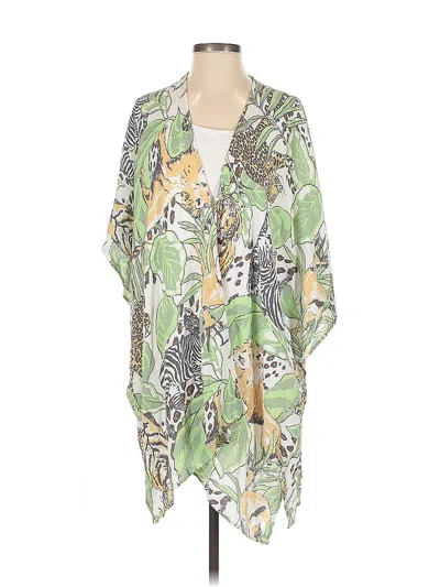 Pre-owned Aerie Kimono In Green