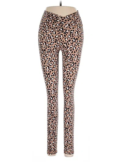 Pre-owned Aerie Leggings In Brown