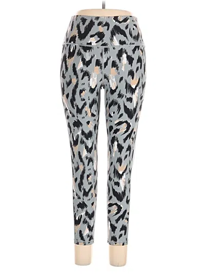 Pre-owned Aerie Leggings In Silver