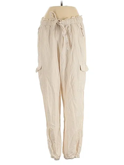 Pre-owned Aerie Linen Pants In White
