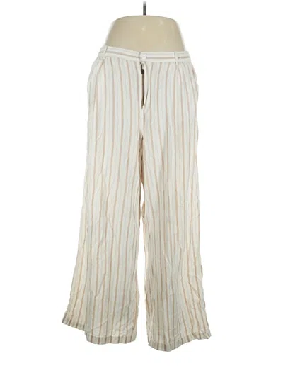 Pre-owned Aerie Linen Pants In White