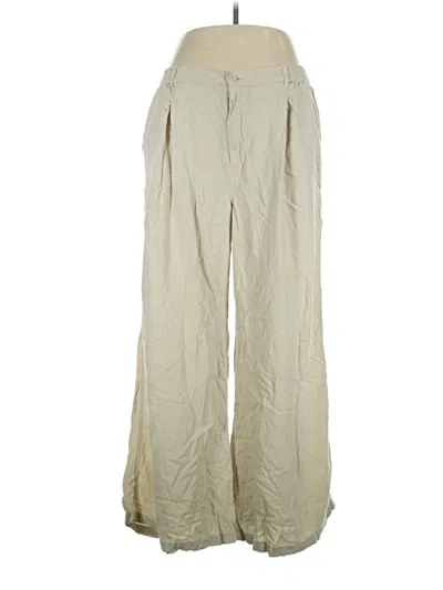 Pre-owned Aerie Linen Pants In White